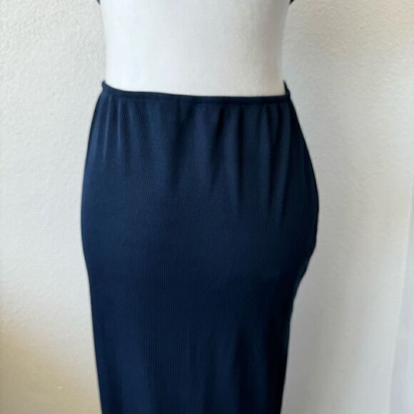 Anrabess Blue Halter Strappy Dress Circle Front Cutout SZ M - Picture 6 of 15